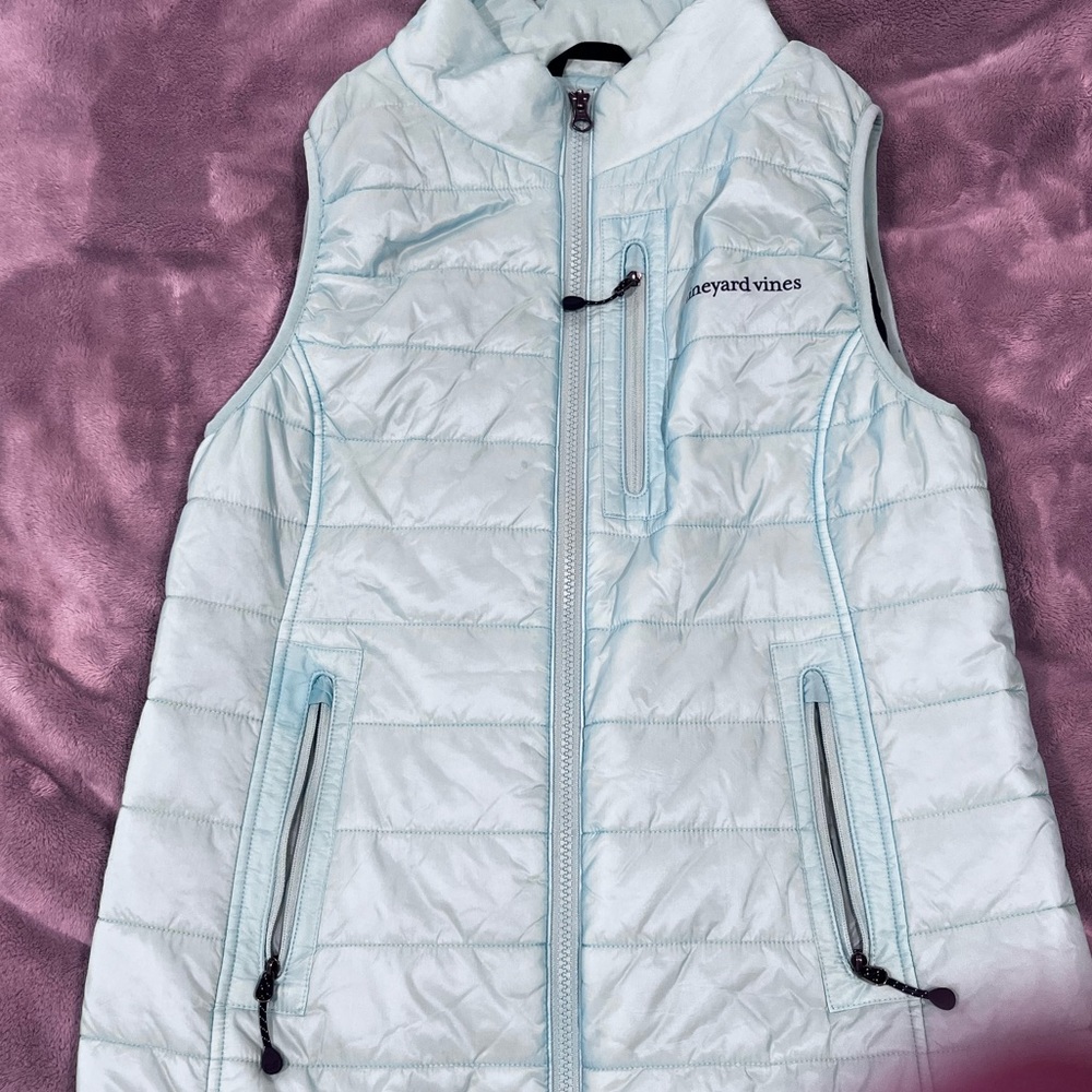 Good condition blue Vineyard Vines vest